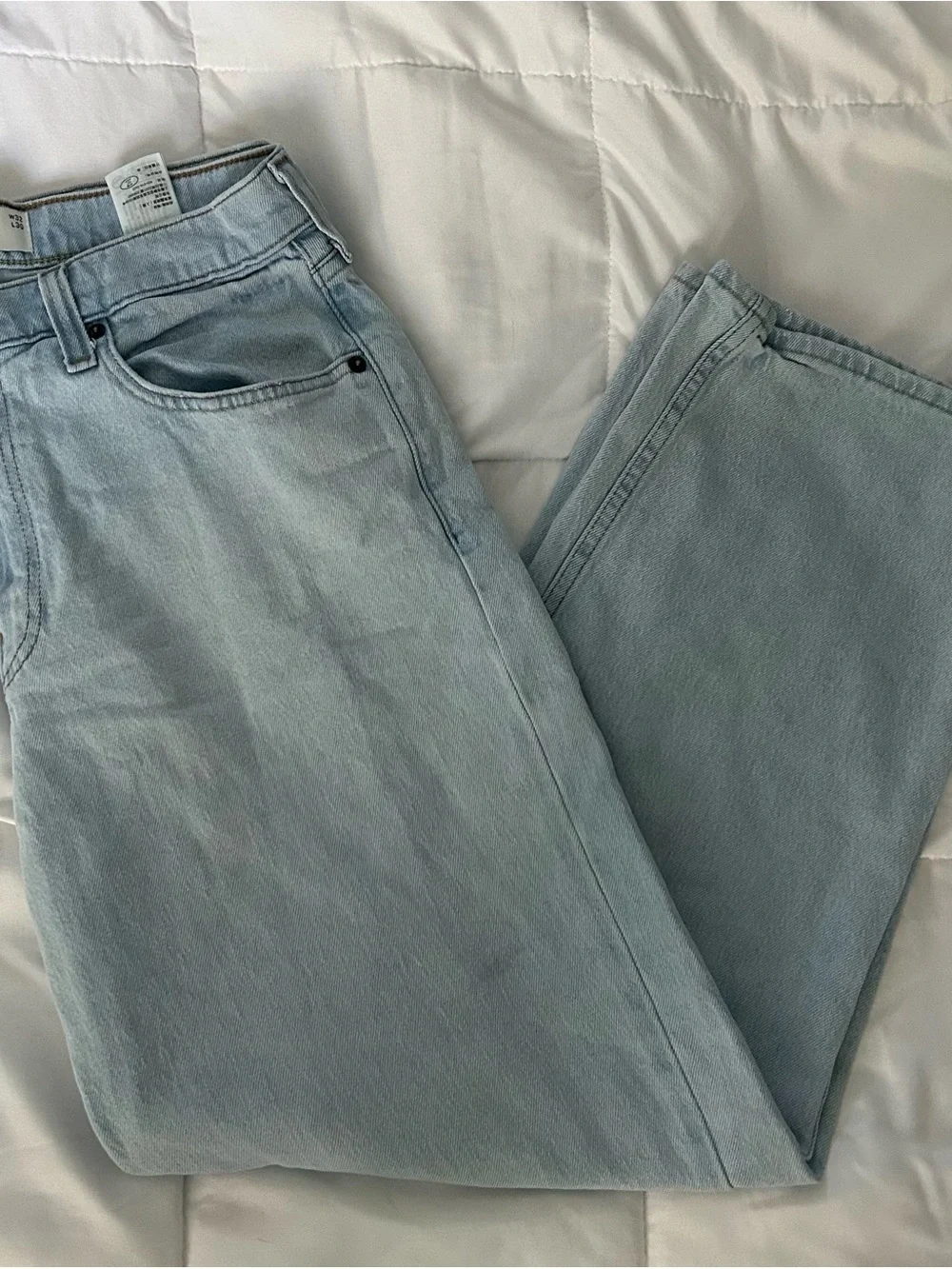 Hollister Light Wash Baggy Men’s Jeans